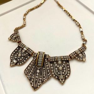 Art Deco Style Statement Necklace